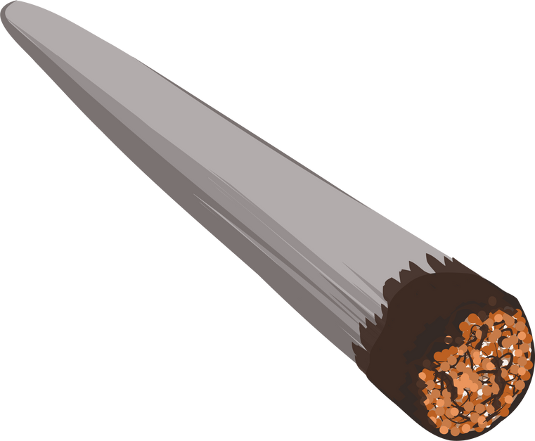 Marijuana Joint Cigarette Illustration